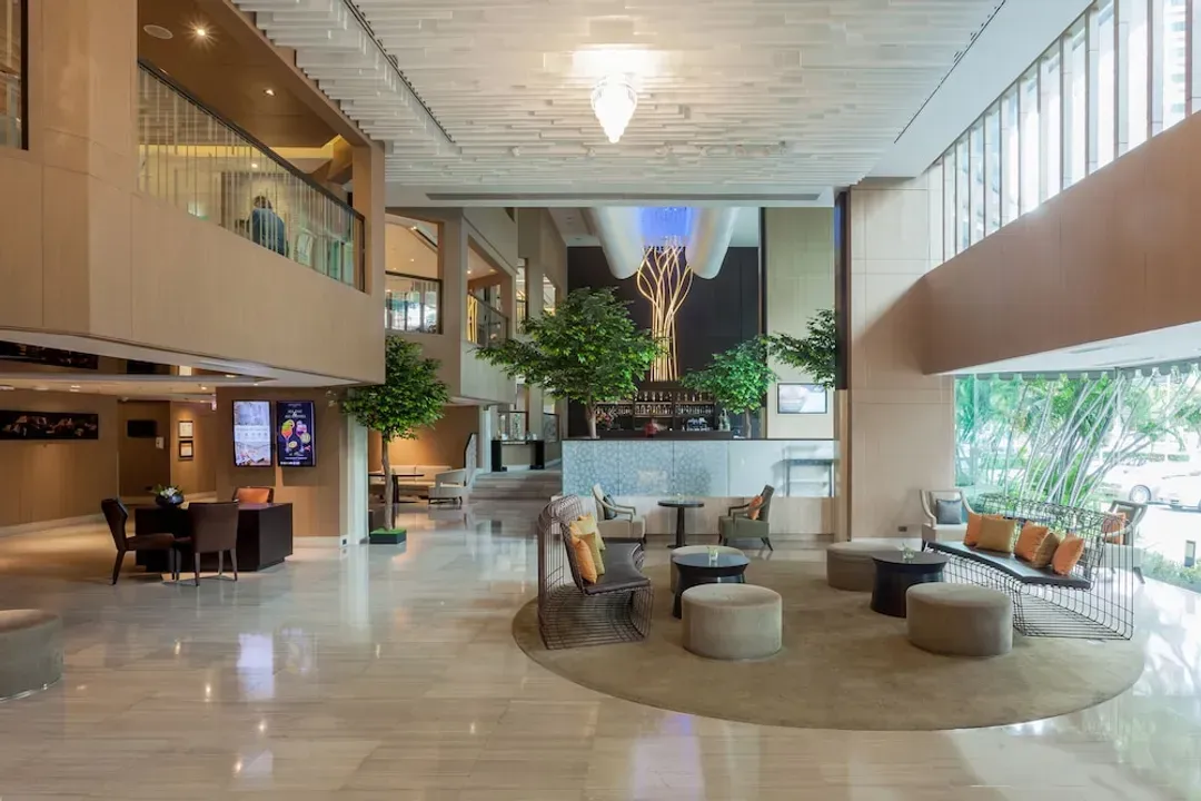 Lobby sitting area