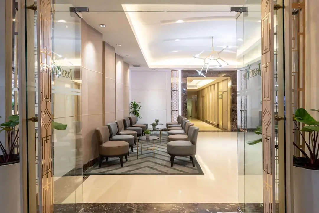Lobby sitting area