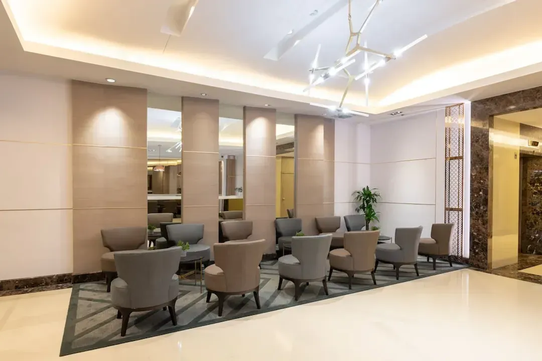 Lobby sitting area