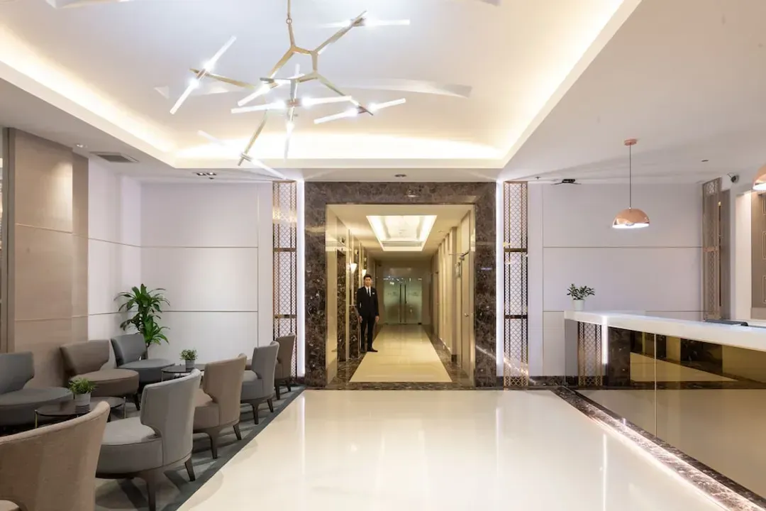 Lobby sitting area