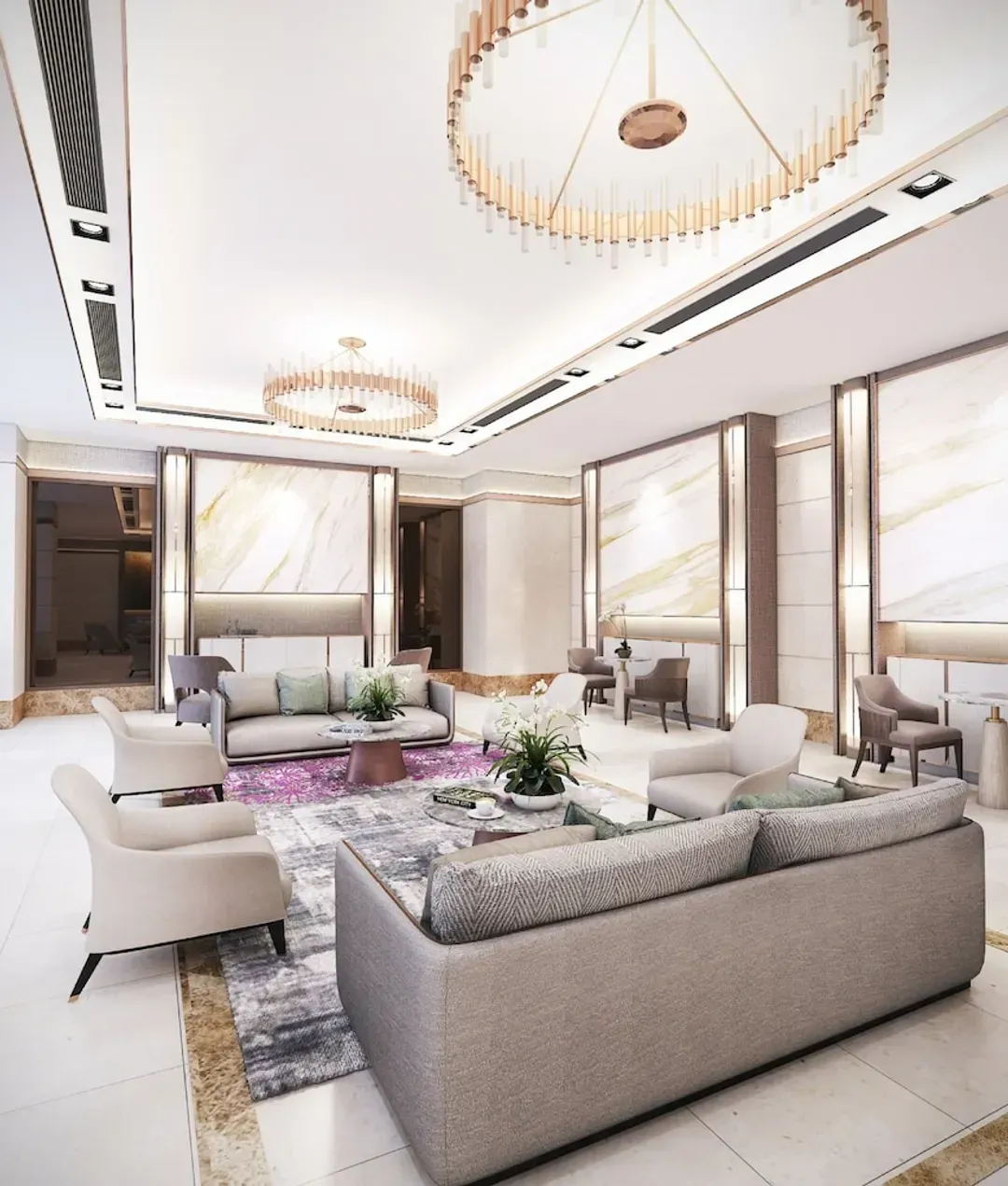 Lobby sitting area