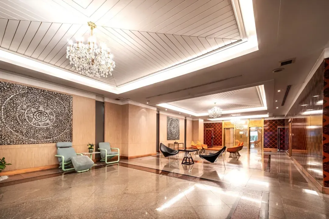 Lobby sitting area