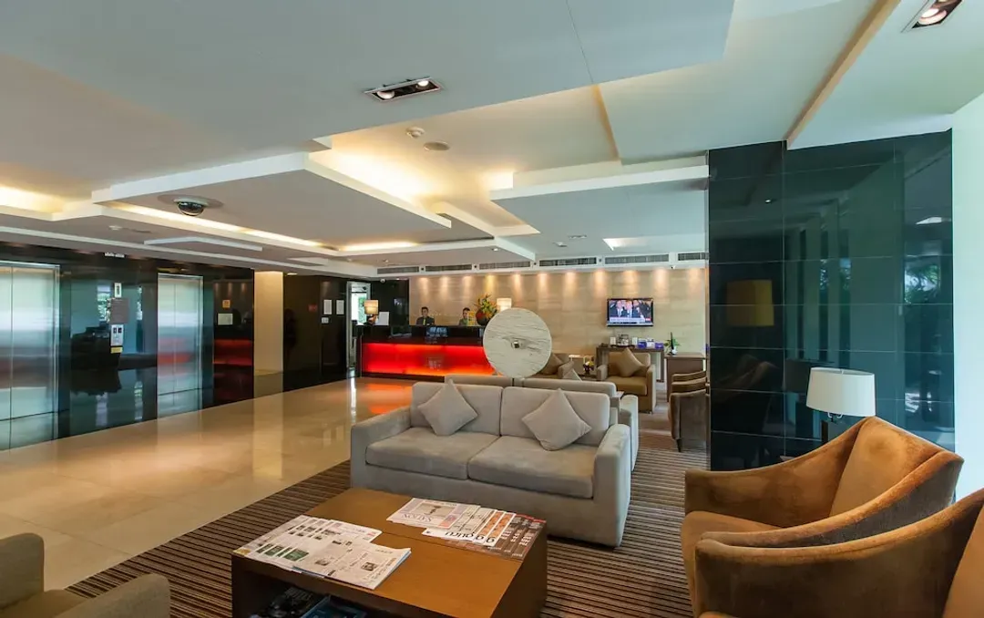 Lobby sitting area
