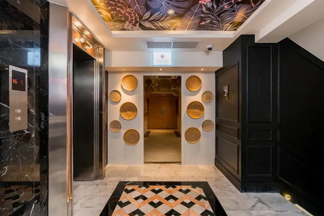 Interior entrance