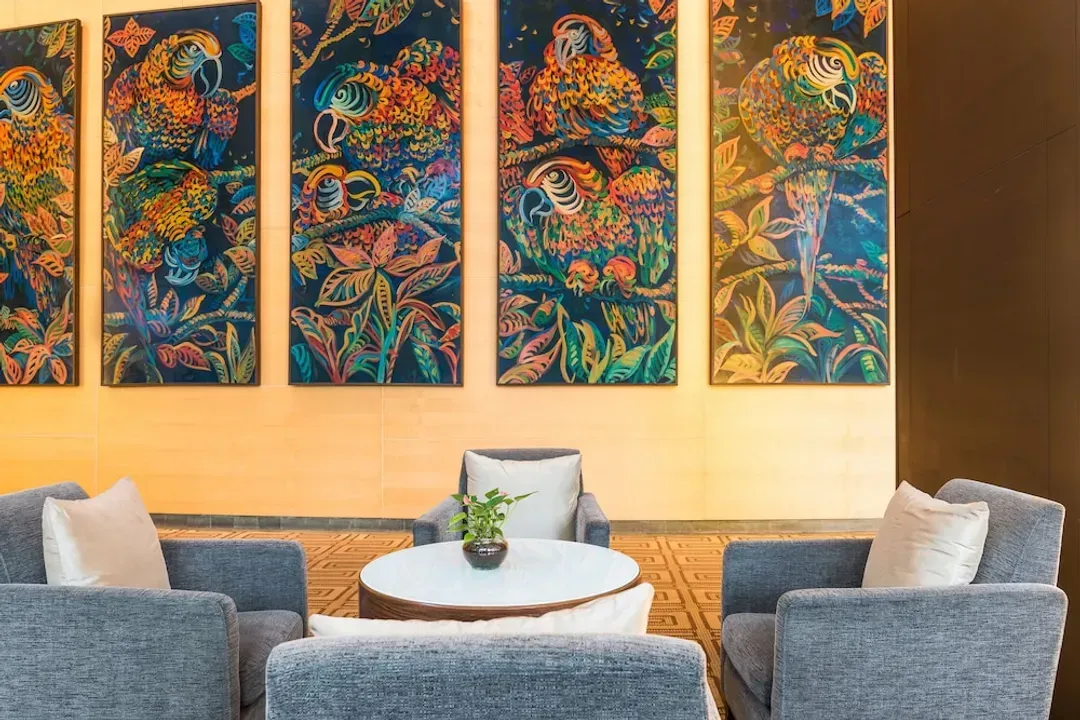 Lobby sitting area