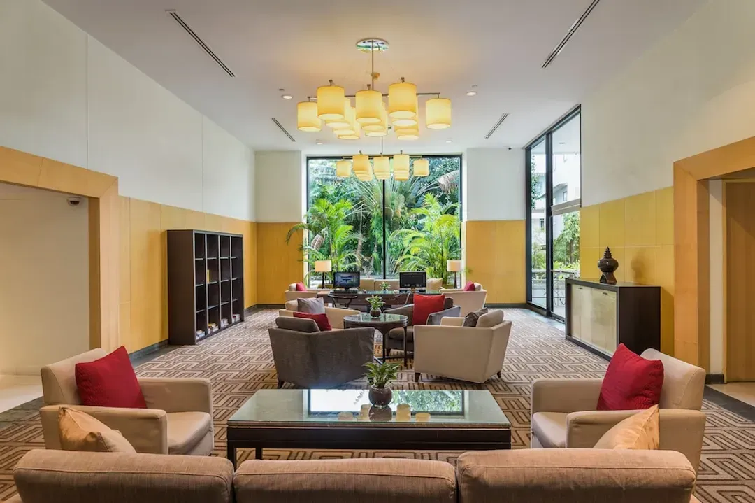 Lobby sitting area