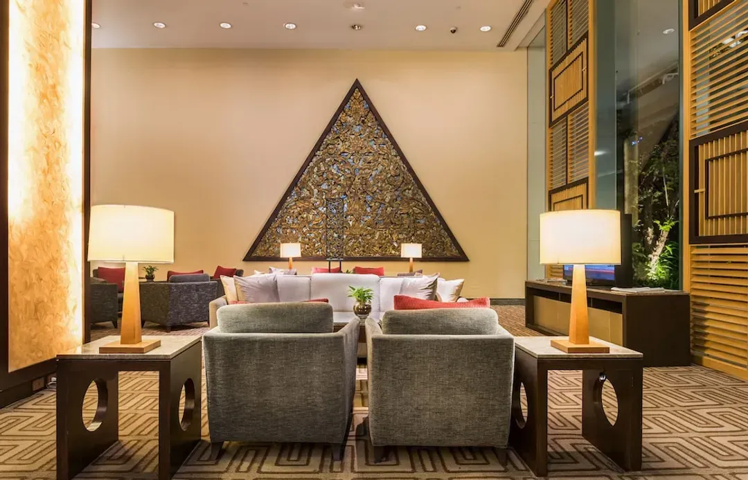Lobby sitting area