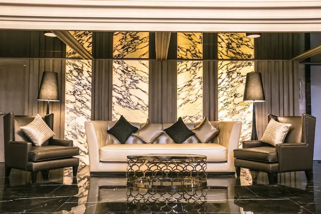Lobby sitting area