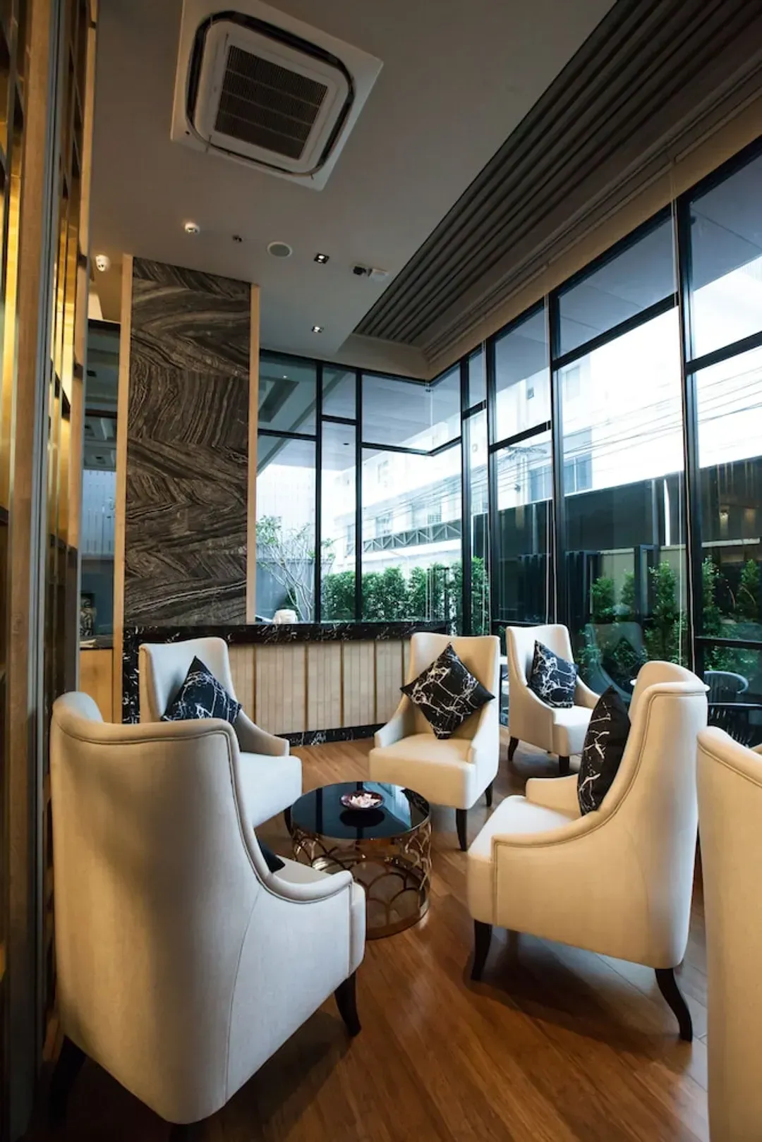 Lobby sitting area