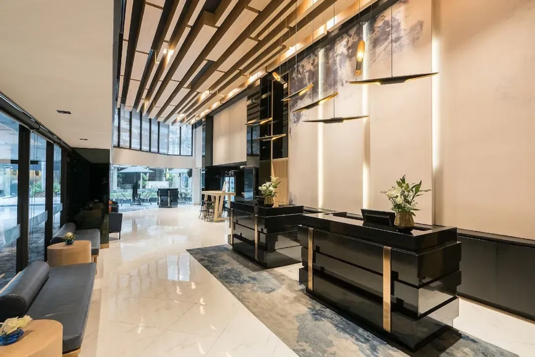 Lobby sitting area