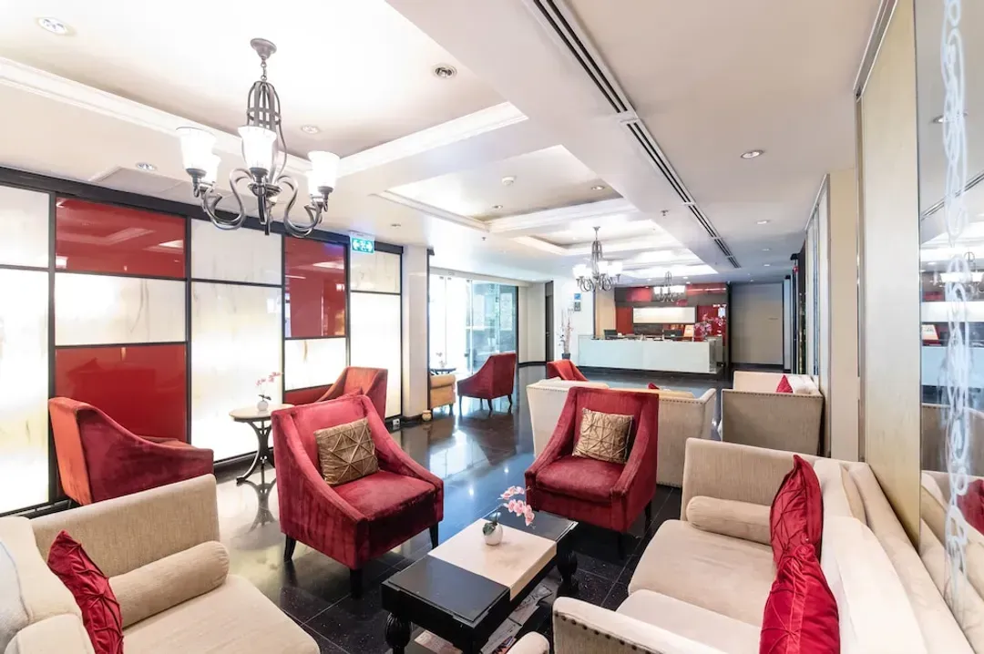 Lobby sitting area
