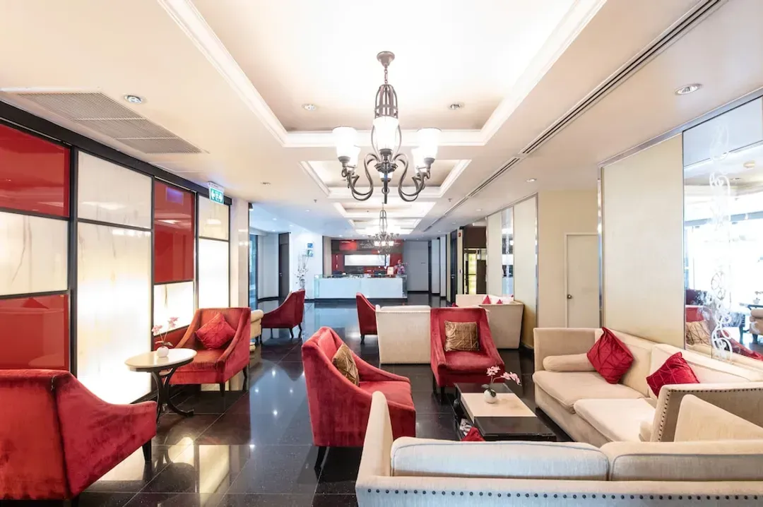 Lobby sitting area