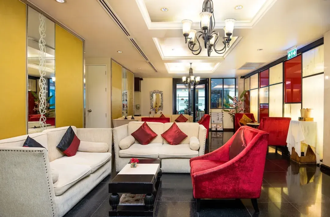 Lobby sitting area