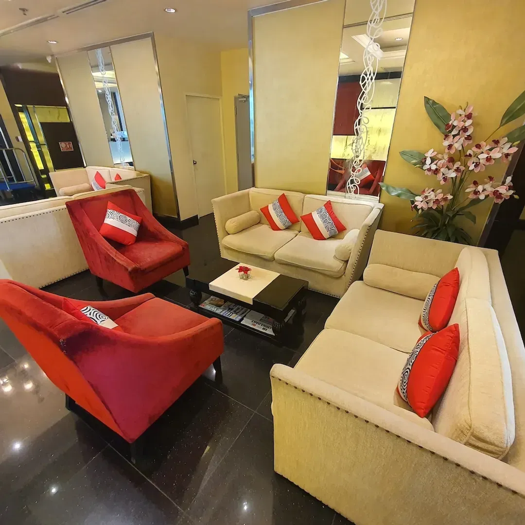 Lobby sitting area