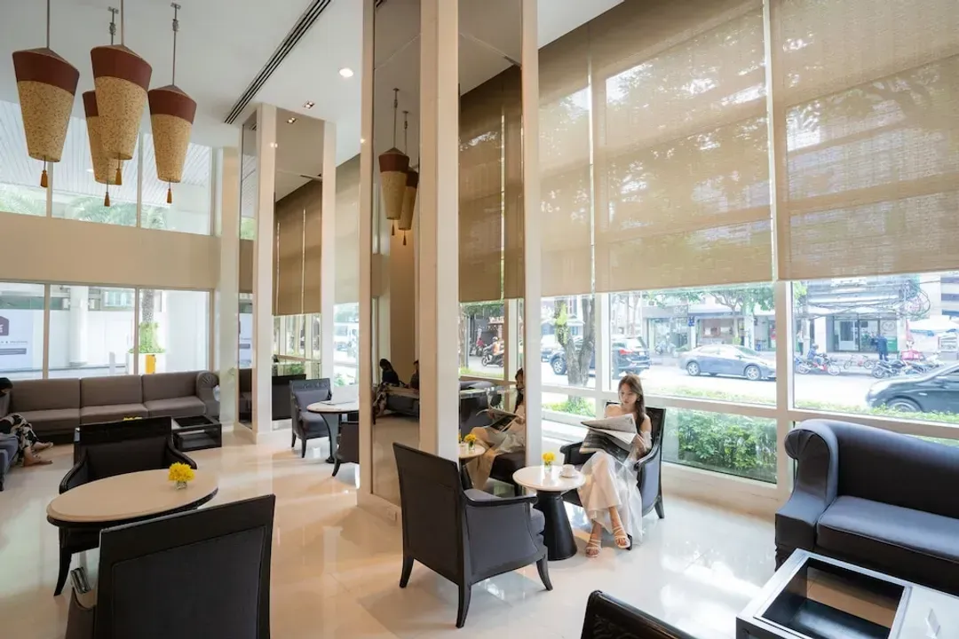 Lobby sitting area