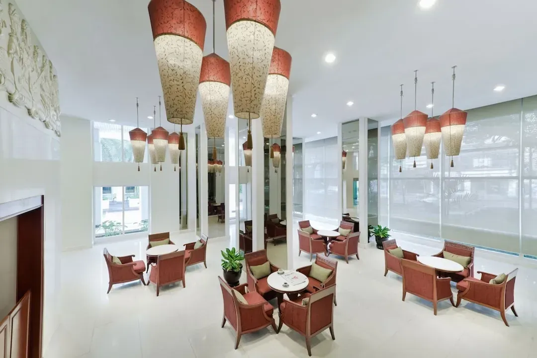 Lobby sitting area