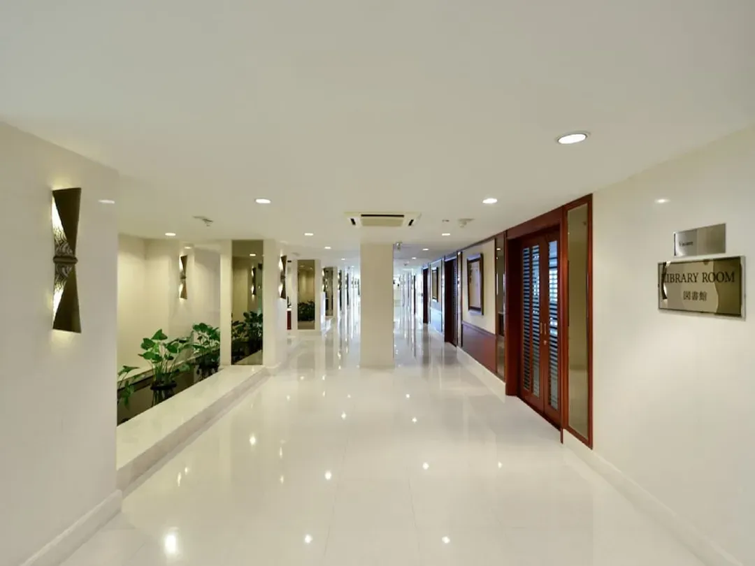 Interior entrance