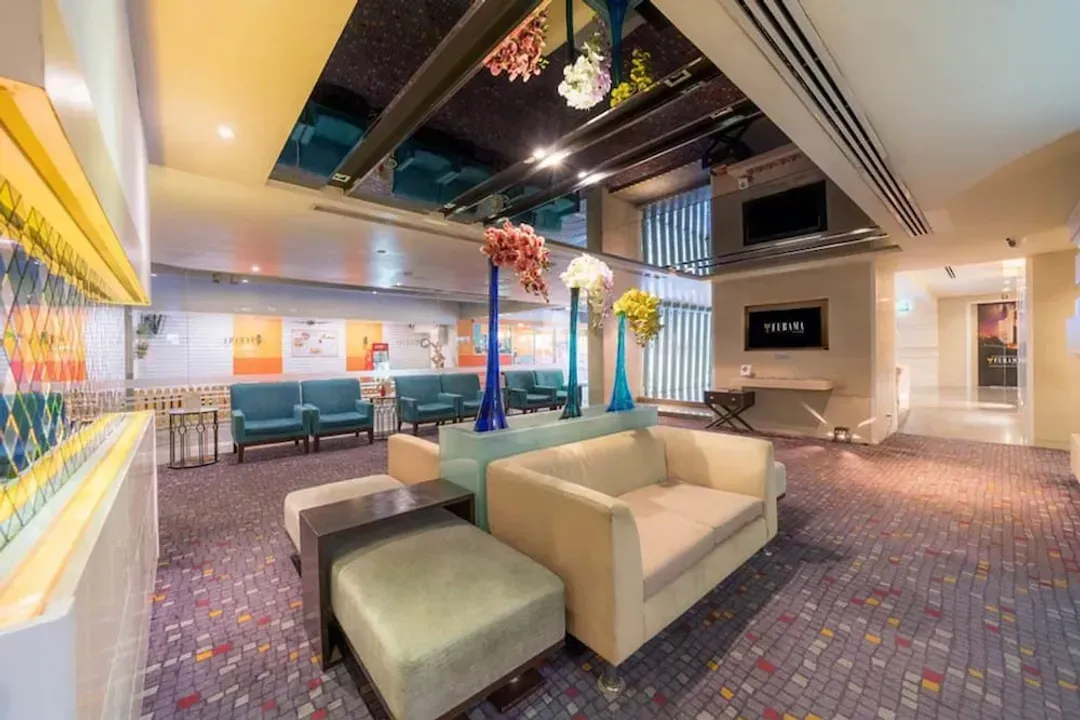 Lobby sitting area