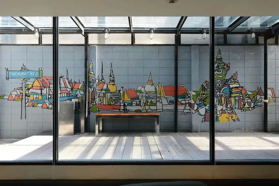 Lobby sitting area