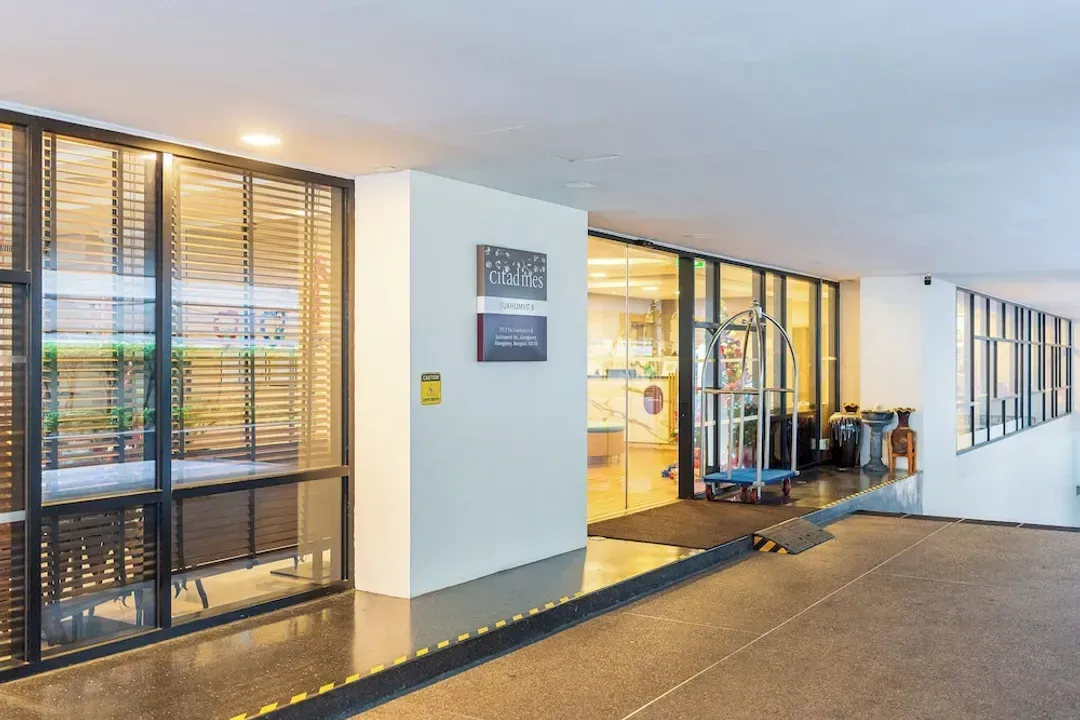 Interior entrance