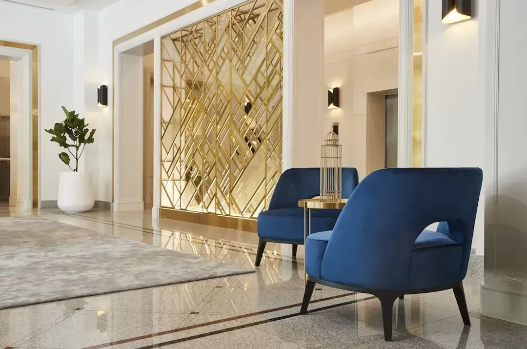 Lobby sitting area