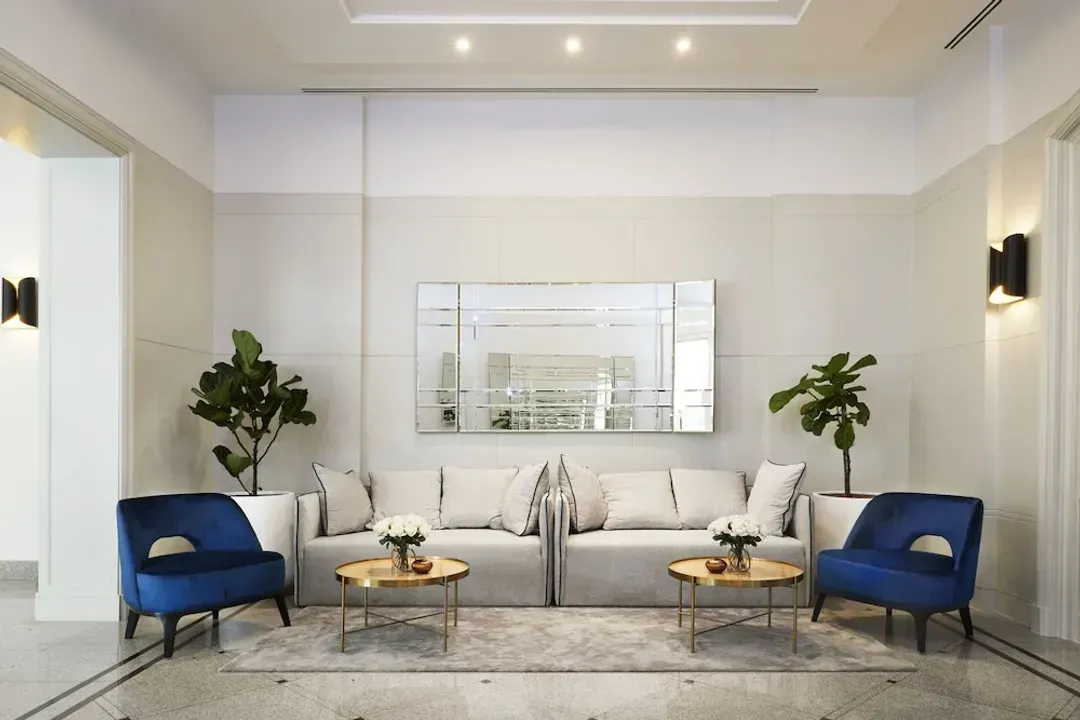 Lobby sitting area
