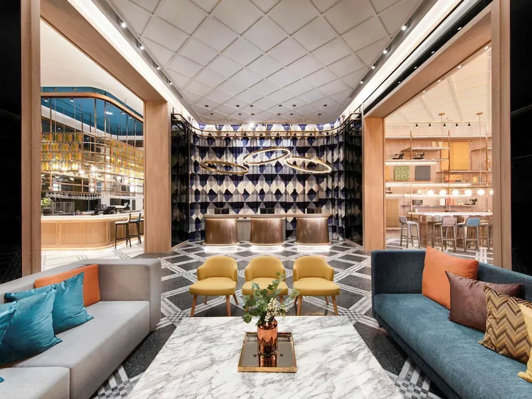 Lobby sitting area
