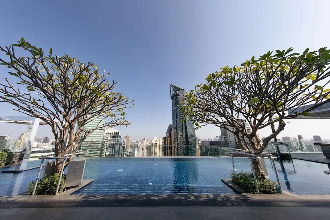 Rooftop pool