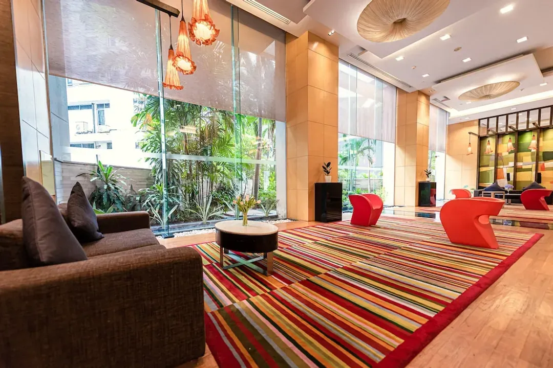 Lobby sitting area