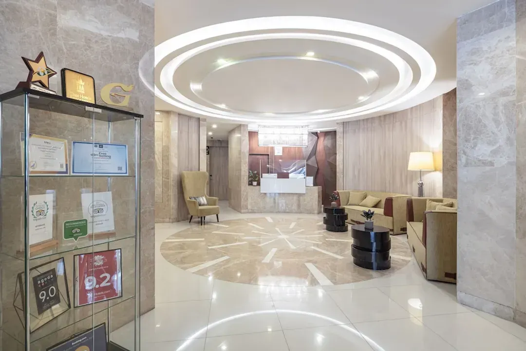 Lobby sitting area
