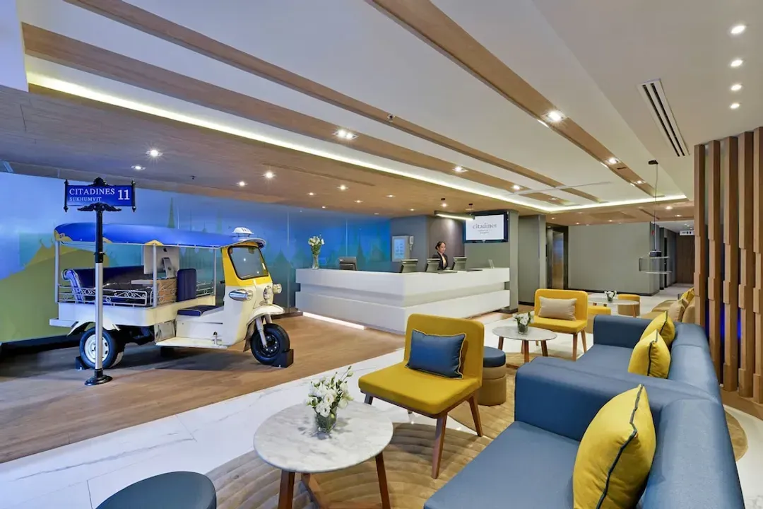 Lobby sitting area