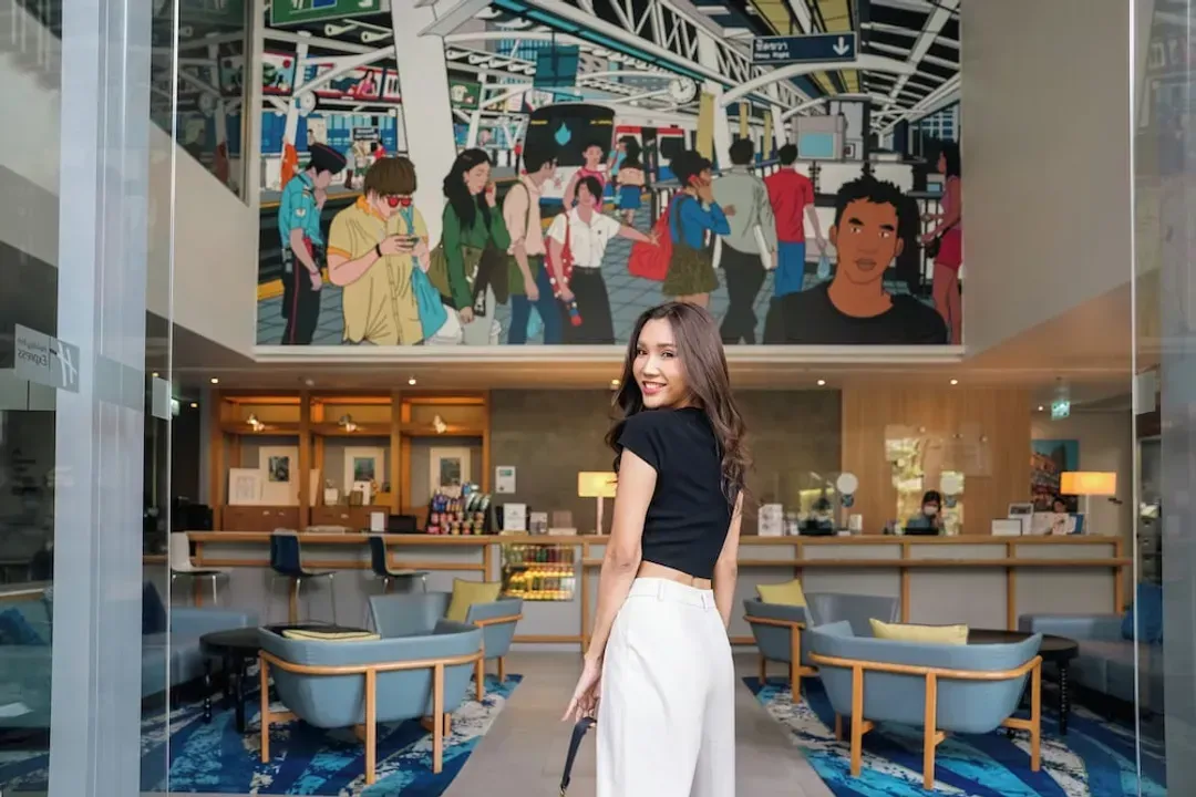 Lobby sitting area