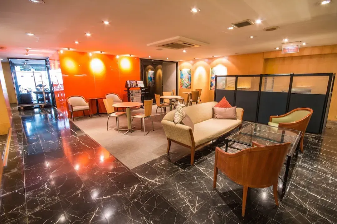 Lobby sitting area