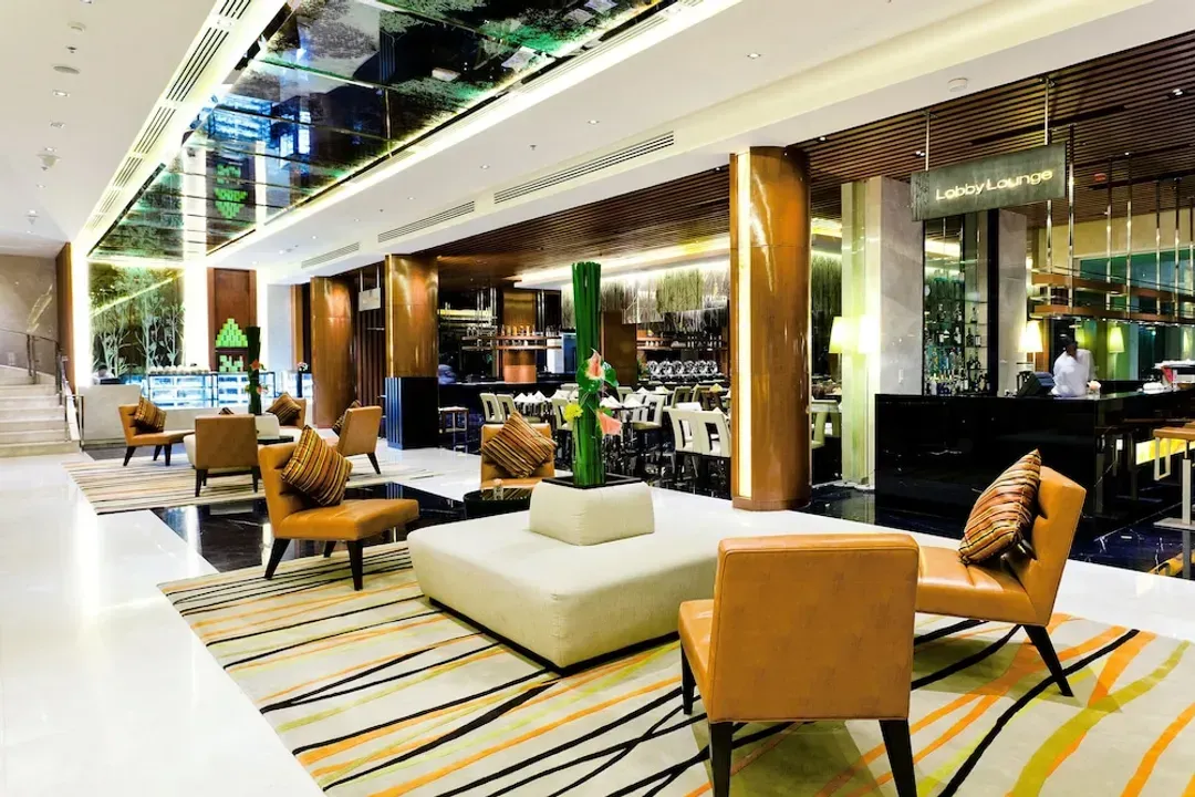 Lobby sitting area