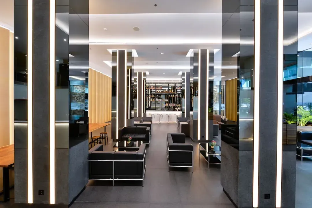 Lobby sitting area