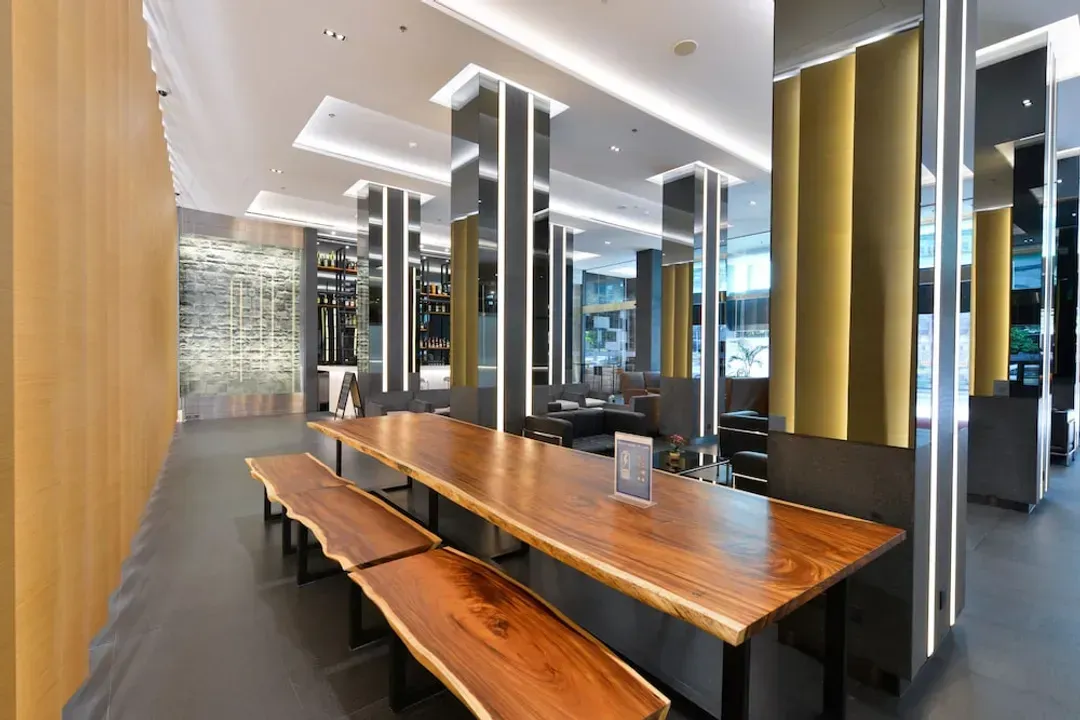 Lobby sitting area