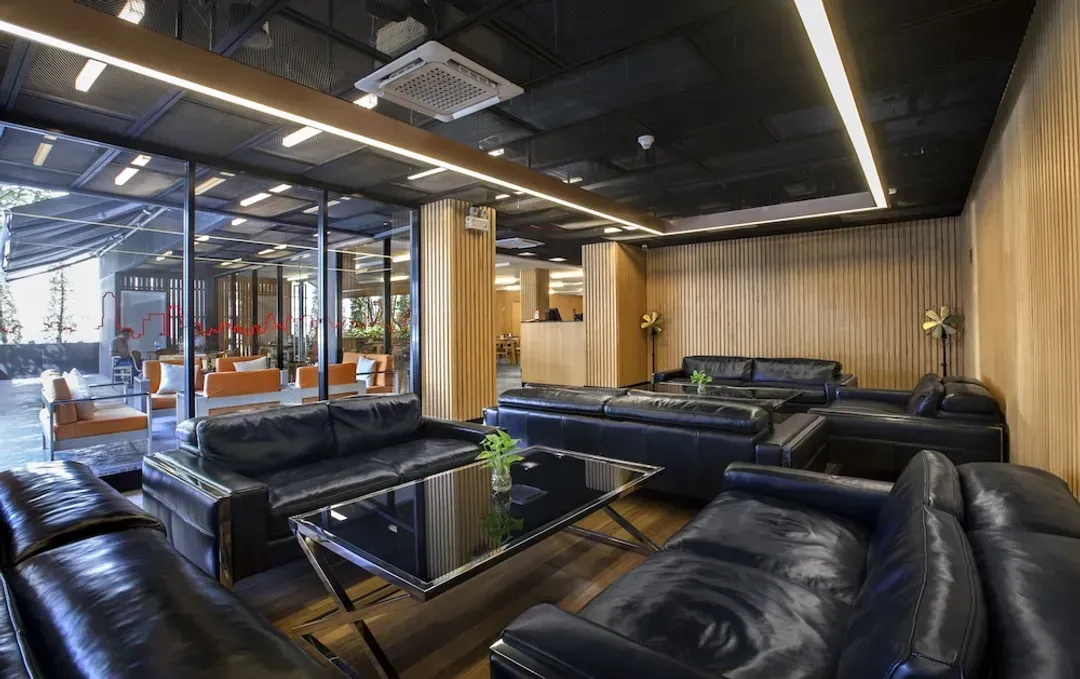 Lobby sitting area