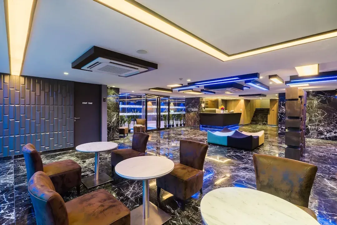 Lobby sitting area