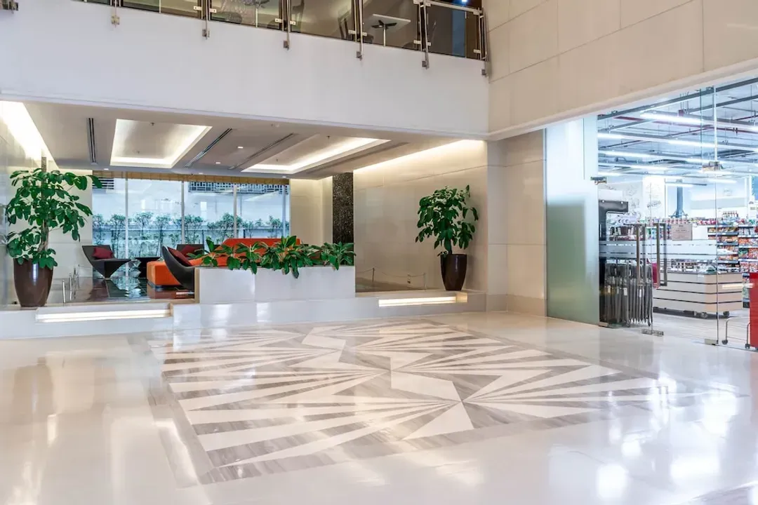 Lobby sitting area