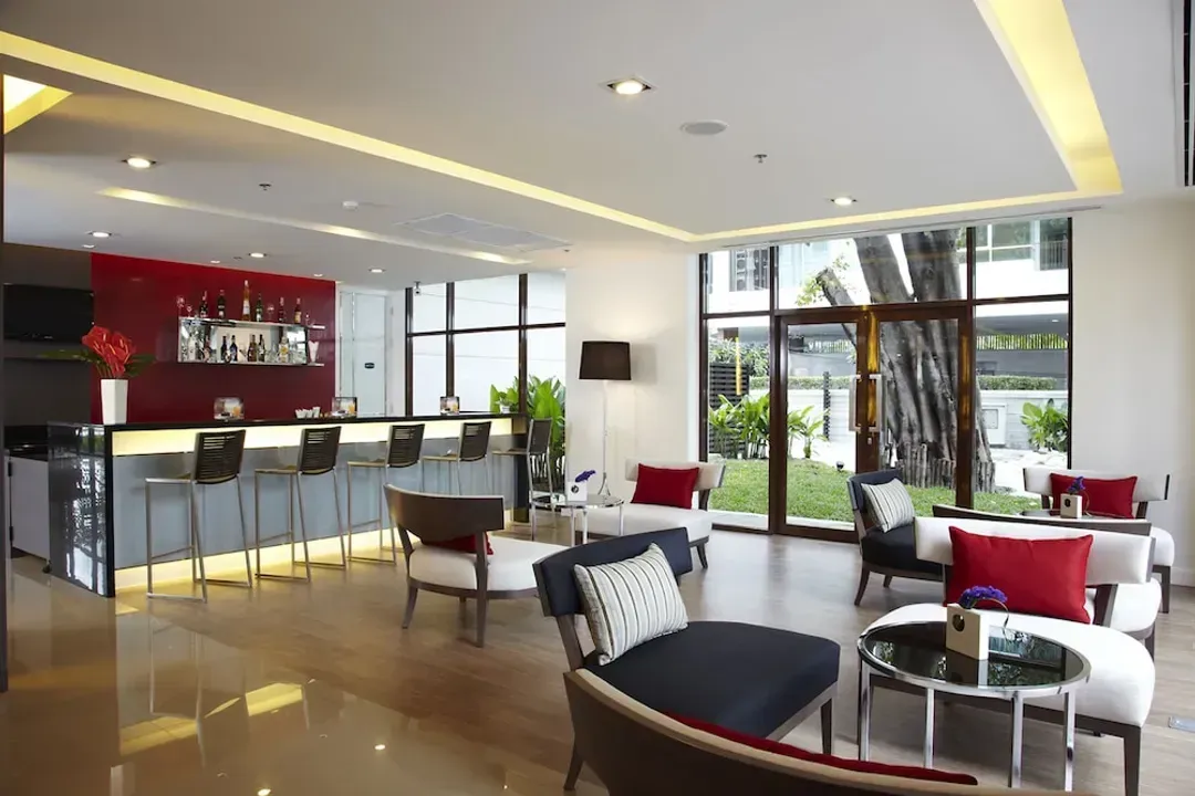 Lobby sitting area