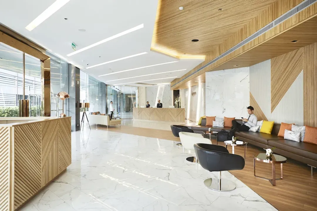 Lobby sitting area