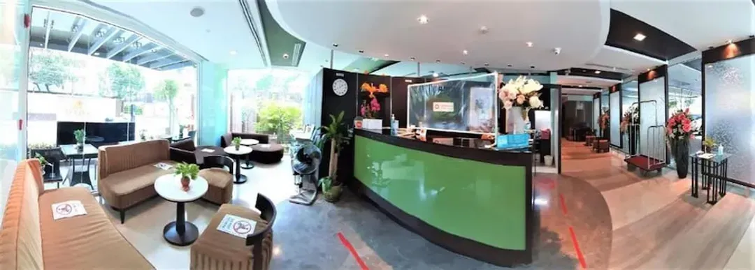 Lobby sitting area