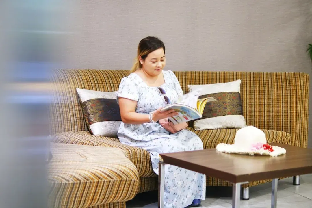 Lobby sitting area