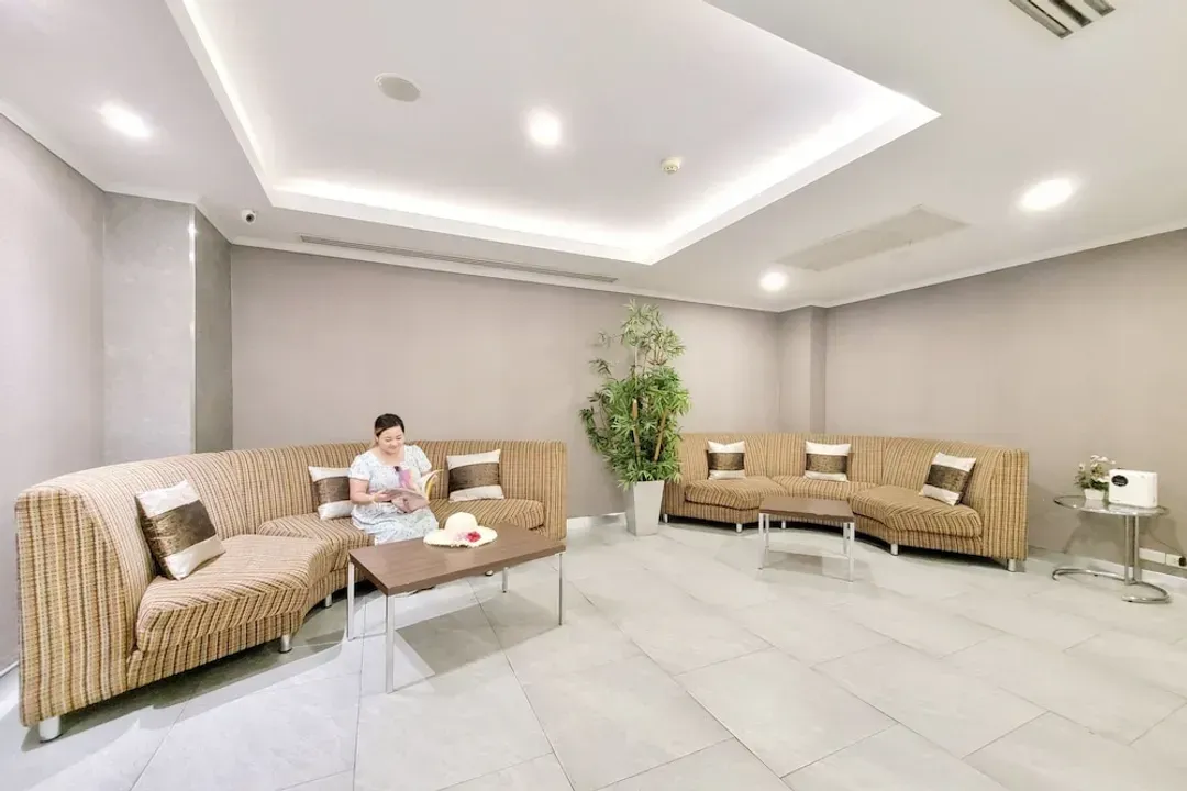 Lobby sitting area
