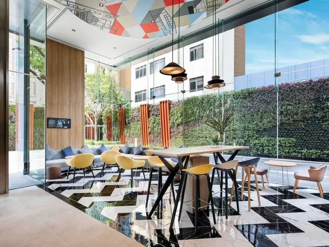 Lobby sitting area