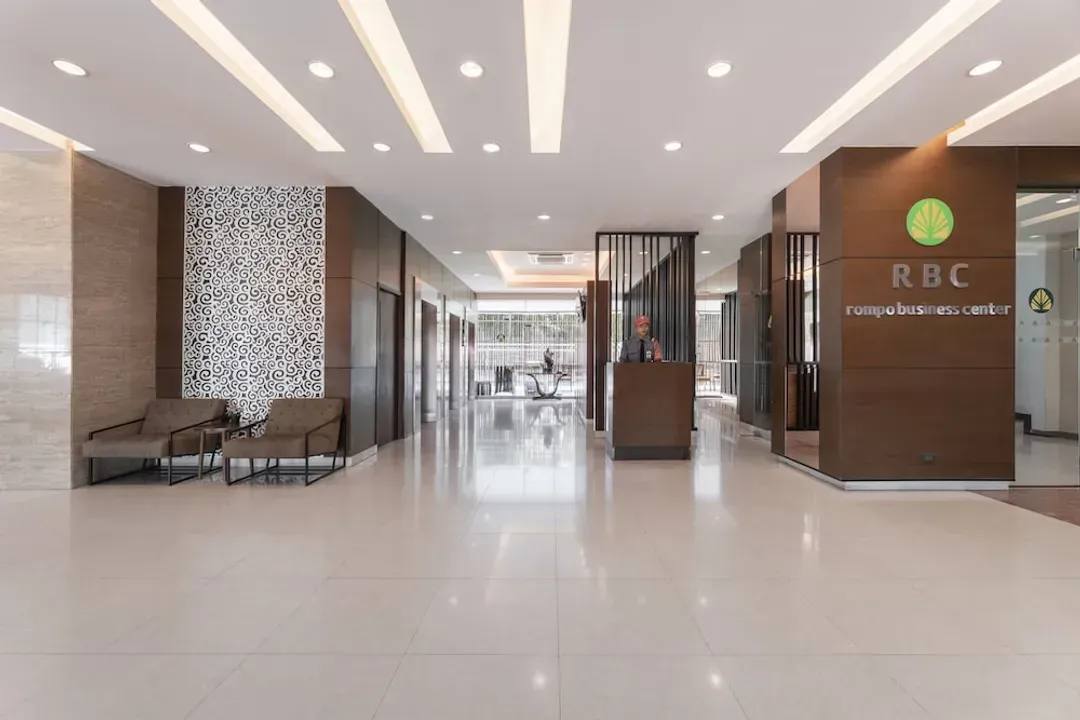 Lobby sitting area