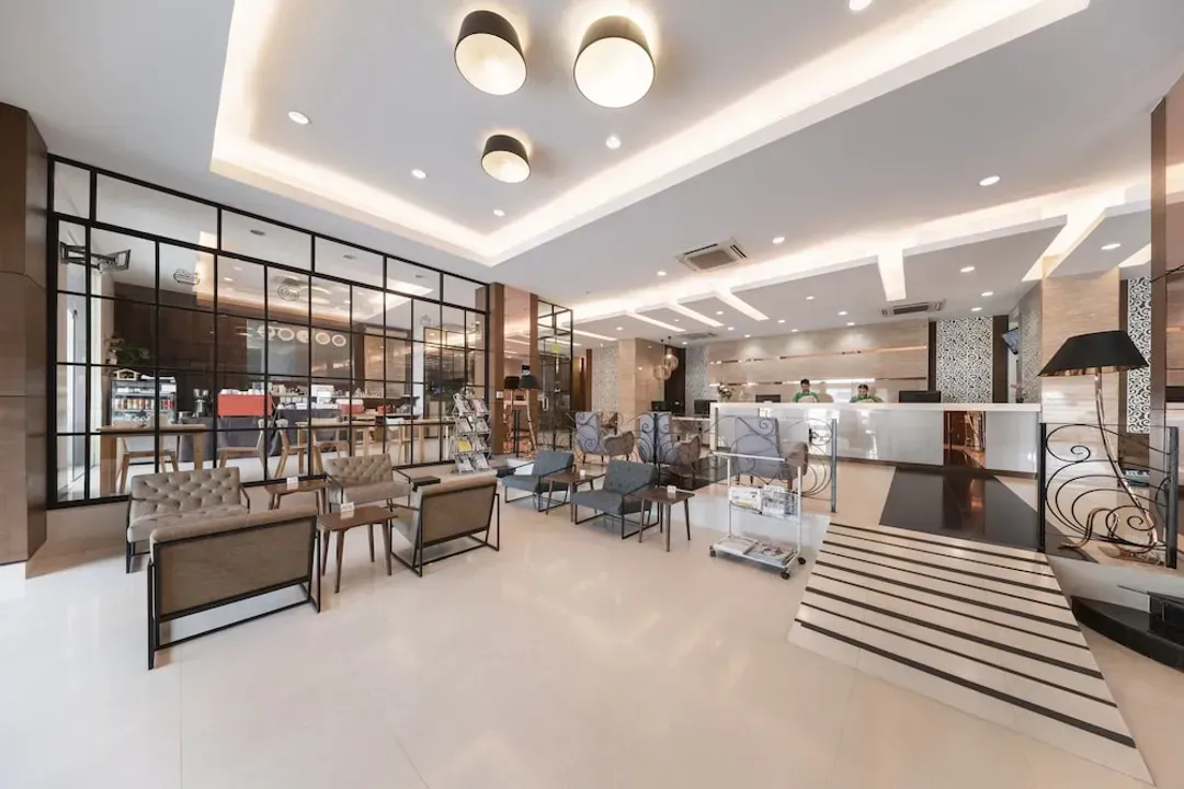 Lobby sitting area