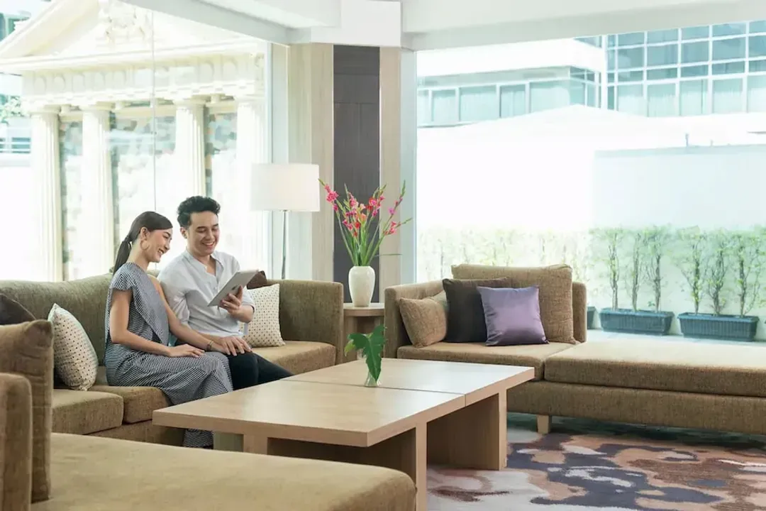 Lobby sitting area