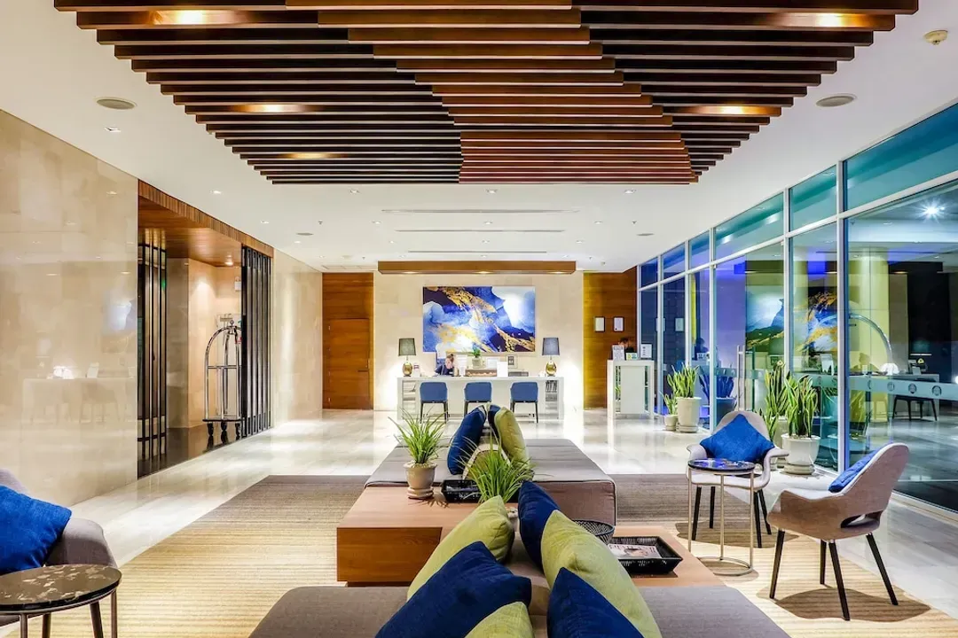 Lobby sitting area