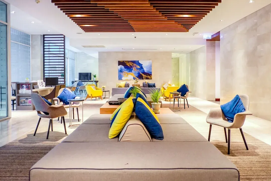 Lobby sitting area